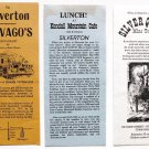 SILVERTON, Colorado - Three 1980s Advertising Cards