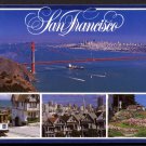 SAN FRANCISCO, CALIFORNIA - 1988 Multi-View Post Card