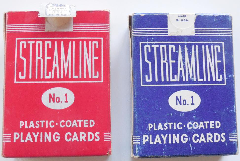 Vintage STREAMLINE Playing Cards - 2 Full Decks of 52 plus Jokers