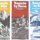 YOSEMITE NATIONAL PARK, California - 1987 Sightseeing Option Leaflets (3)