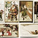POPULAR PRODUCTS Christmas Postcards - Assortment of 6 - Unused