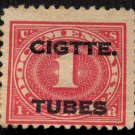 1919 UNITED STATES Revenue Stamp - 1¢ Documentary / Cigarette Tubes (Sc. #RH1)