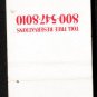 RED LION INNS & THUNDERBIRD MOTOR INNS - 1980s Matchbook Cover