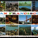 SAN FRANCISCO, CALIFORNIA - 1980s Multi-View Postcard SAN FRANCISCO, CALIFORNIA - 1980s Multi-View Postcard