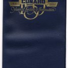 CUNARD LINE 150th Anniversary - Vinyl Travel Documents Wallet CUNARD LINE 150th Anniversary - Vinyl Travel Documents Wallet