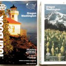 OREGON / WASHINGTON - 1995 AAA TourBook & 1991 Road Map