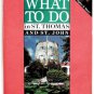 ST. THOMAS, U.S. Virgin Islands - "What To Do" - 1986/87 Visitors Guide Booklet