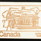 CANADA - 1971 Complete Stamp Booklet - Sc. #544a - Early Post Office