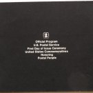 1973 Postal People (Sc. #1489-98 Strip of 10) - First Day of Issue Program