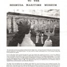 BERMUDA - Maritime Museum - 1970s Historical Fact Sheet