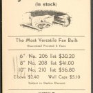WEHLE ELECTRIC, Binghamton, New York - 1940s(?) Advertising Postcard (UX27)
