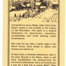 MOAB, UTAH - Pack Creek Ranch - 1986 Advertising Brochure