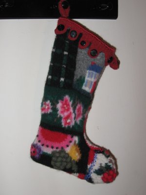 Felted Wool Stocking