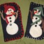 Snowman Wool Eyeglass Case