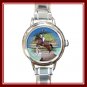 Personalised Italian Charm Watch - Round Face