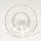 clear deep round dish