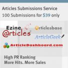 Article Submissions 100 x links from relevant content @$35 -10% OFF
