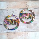 Grace Splatter Paint Natural Beauty Earrings
