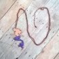Raelyn Purple & Copper Mermaid Necklace