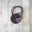 Mika Purple Butterfly Hairtie