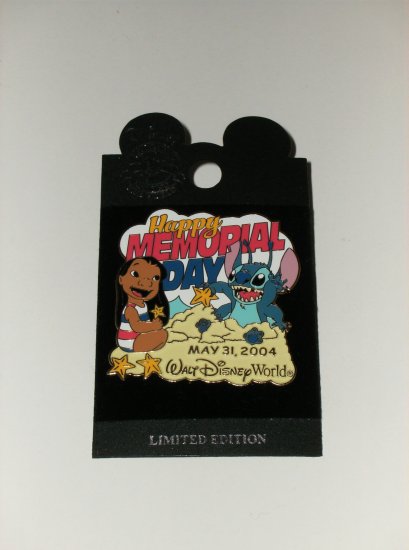 WDW Memorial Day 2004 (Lilo & Stitch) pin LE