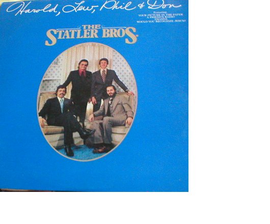 The Statler Brothers Harold, Lew, Phil & Don LP
