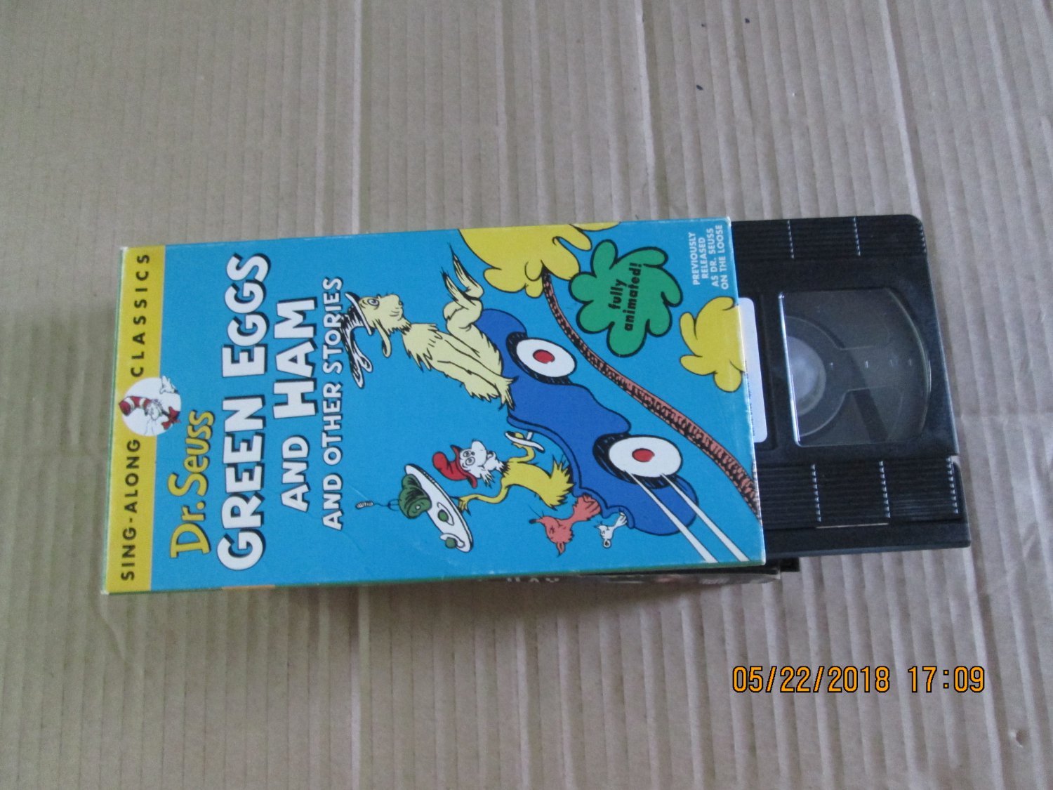 Dr Seuss Green Eggs And Ham And Other Stories Vhs 7339