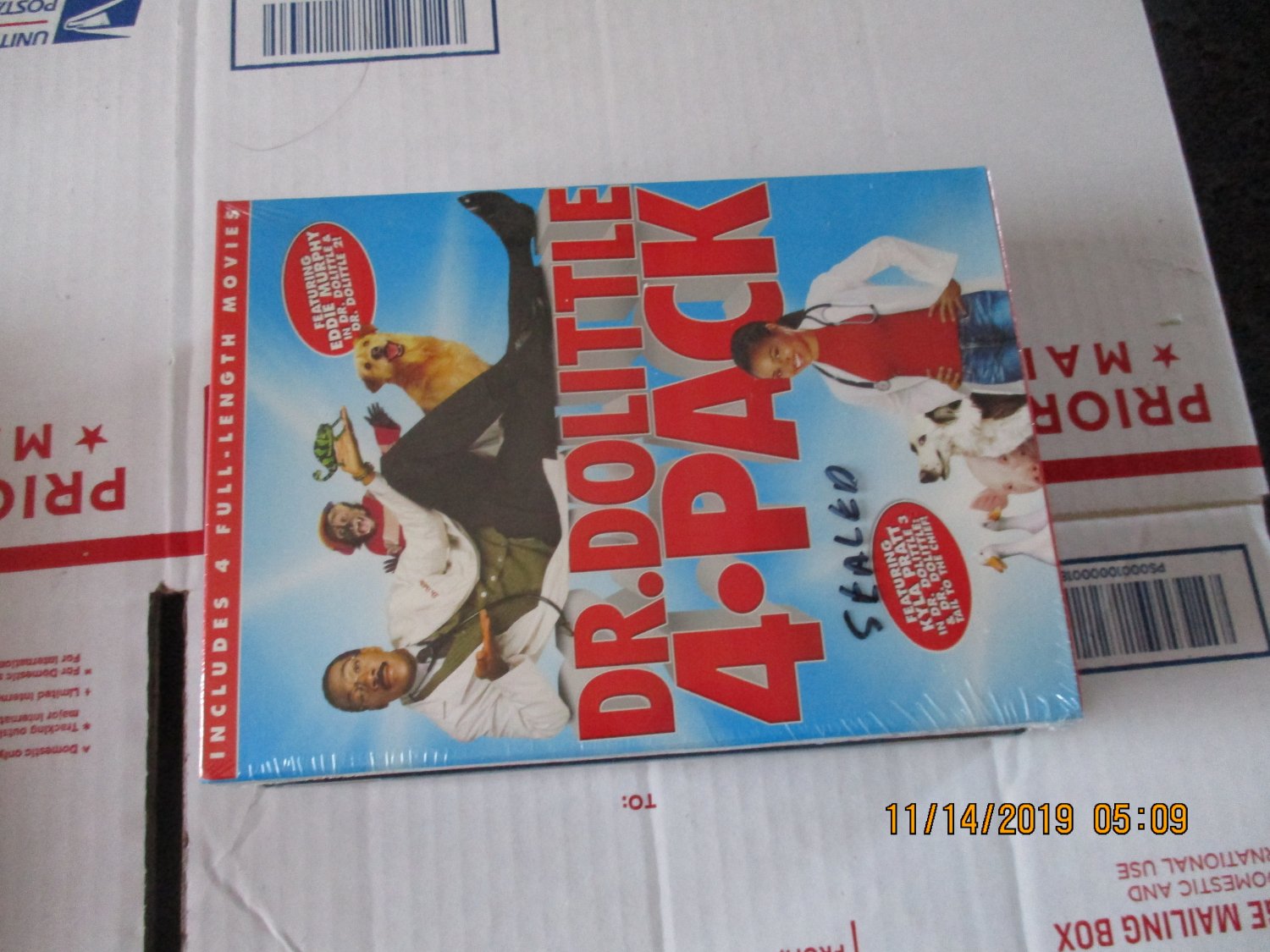 Dr Dolittle 4 Pack Dvd Eddie Murphy Factory Sealed