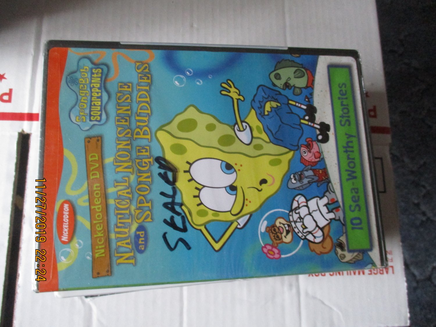 Nick SpongeBob Squarepants Nautical Nonsense and Sponge Buddies dvd