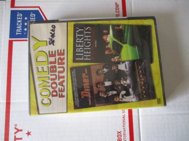 Comedy Double Feature Dinner & Liberty Heights DVD factory sealed