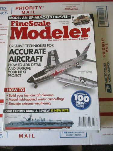 Fine Scale Modeler July 2011 "Creative Techniques For Accurate Aircraft "