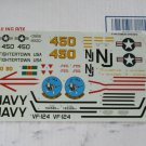 F-14A Tomcat Decal Kit # 4770 decal only) Scale? Package # 80 please read desc.