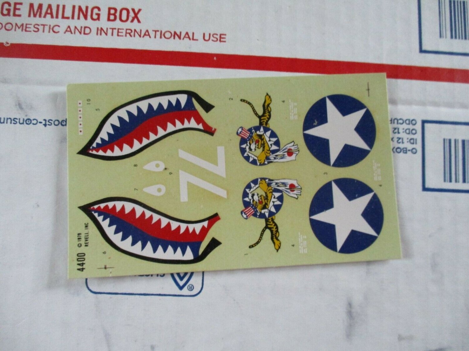 Wwii Tiger Shark Decal Kit 4400 Decal Only Package 244 Please