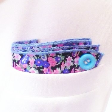 Custom Folded Button Pocket Squares by PocketSquareZ