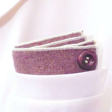 Custom Folded Button Pocket Squares by PocketSquareZ