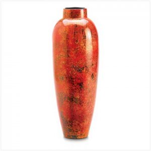 RED LACQUER VASE