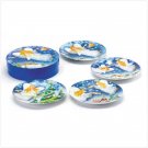 CHRISTMAS ANGEL DESSERT PLATES