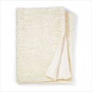 White Faux Fur Blanket-Full