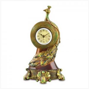 Peacock Clock