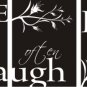live love laugh vinyl wall art decal (17" x 48")