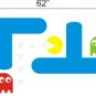 vinyl wall art decal huge pacman apprx.3 feet x 5 feet
