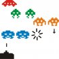 vinyl wall art decal huge space invaders apprx.12x10 ea