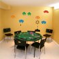 vinyl wall art decal huge space invaders apprx.12x10 ea