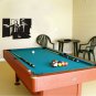 vinyl wall art decal sticker, pulp fiction (22" x 32")