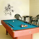 vinyl wall art decal sticker, mario bros.(18" x 22")
