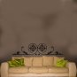 vinyl wall art ornamental decal (10" x 45")