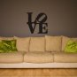 vinyl wall art LoVE DECAL (20" x 20")