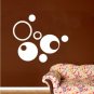 vinyl wall art decal huge circles 50" x 50"