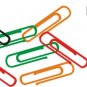 vinyl wall art decal huge paper clips | 11 feet total