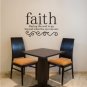 vinyl wall art decal sticker faith (20" x 27")
